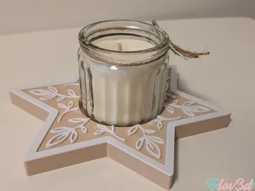Accesorio de iluminación decorativa: Star Candle Holder Mini Jars (54mm / IKEA HÖKGÖK) — vista de referencia 3