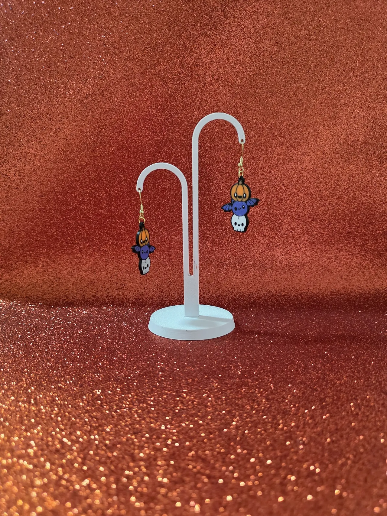 Sweet Halloween earrings view 3