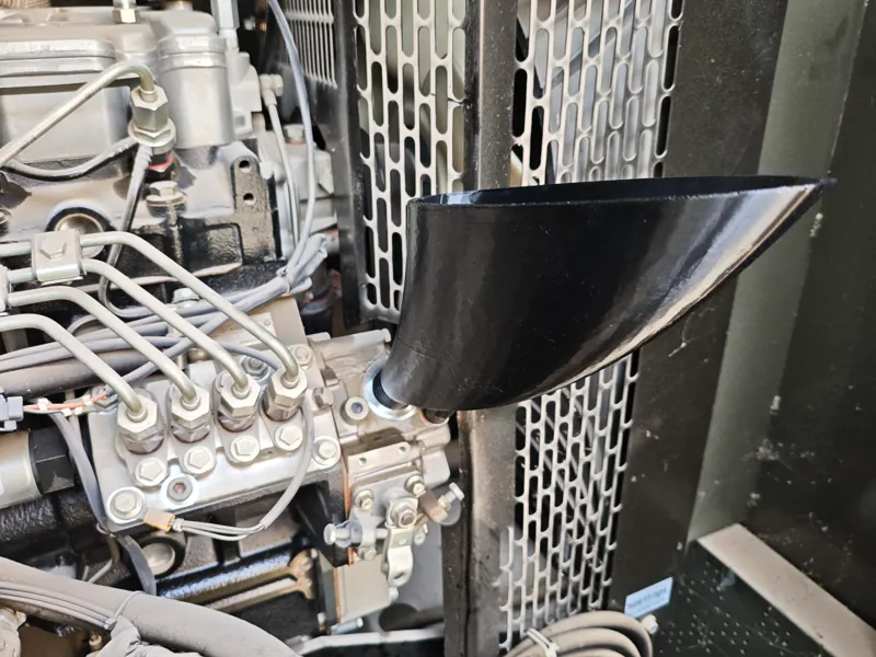Perkins generator\engine oil funnel 30kva range