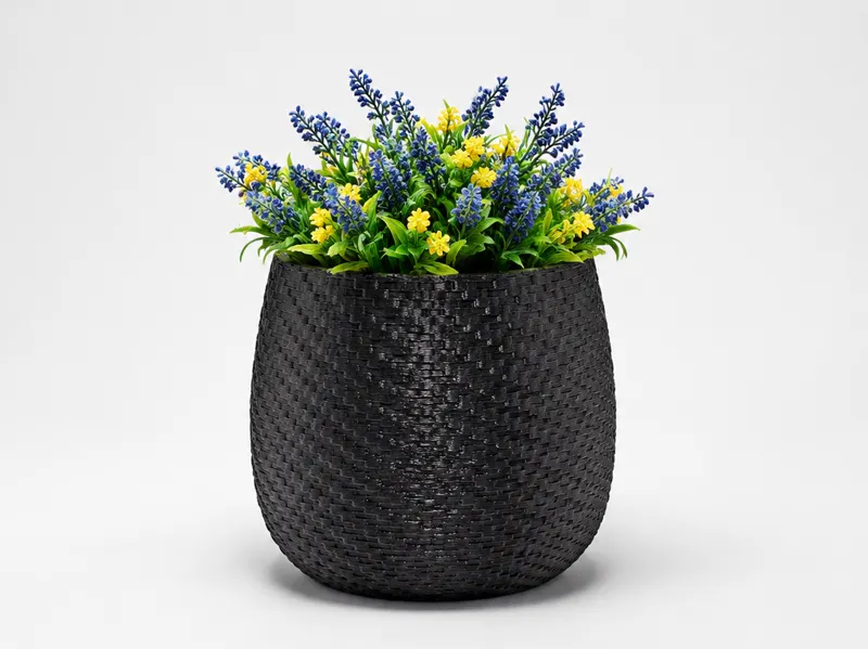 Pot pour plante et fleur (Fibre de carbon)