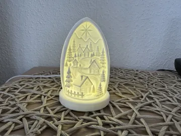 Escenografía en miniatura: 3D Wintermagie – Beleuchtetes Lithophan / Diorama — vista de referencia 4