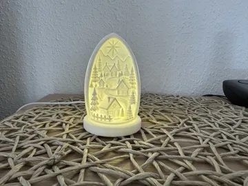 Escenografía en miniatura: 3D Wintermagie – Beleuchtetes Lithophan / Diorama — vista de referencia 3