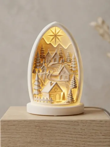 Escenografía en miniatura: 3D Wintermagie – Beleuchtetes Lithophan / Diorama — vista de referencia 2