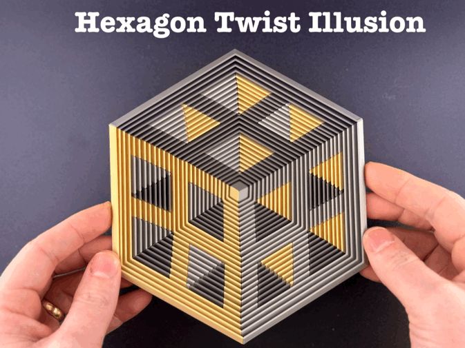 Hexagon Twist Illusion/Fidget 1
