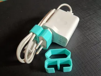 Organizador de cables enchufe teléfono cargador