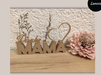 Danke Mama Schriftzug Geschenk zum Muttertag