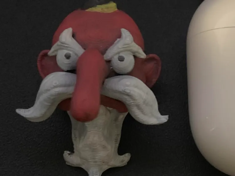 Tengu Head charm