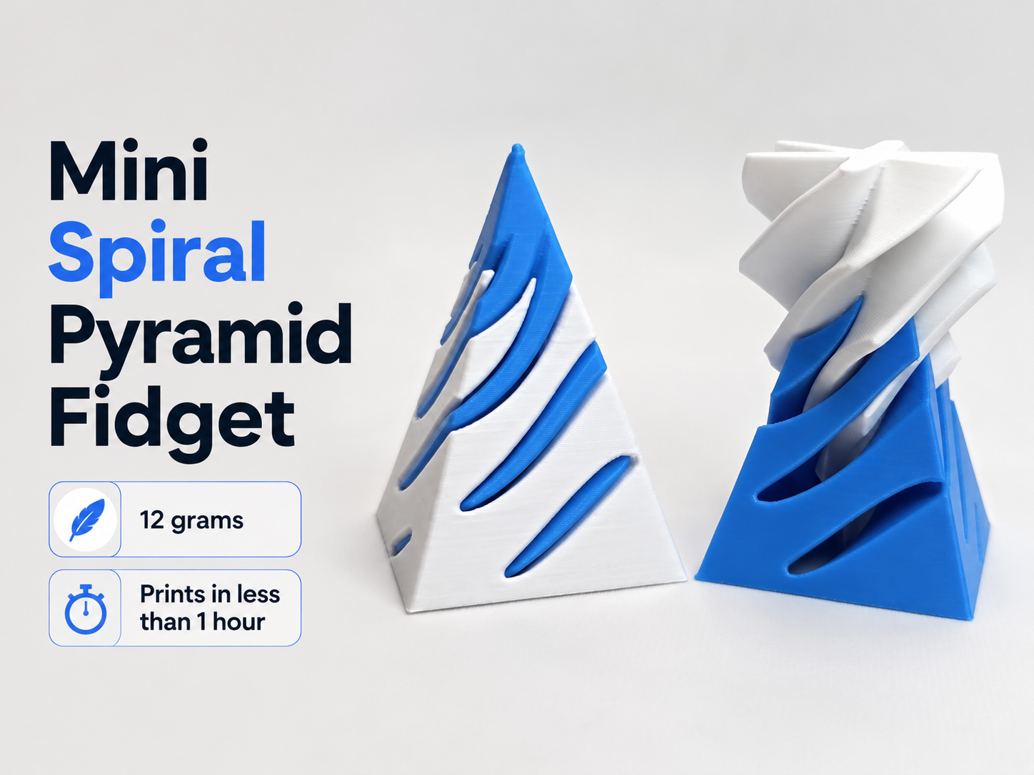 Mini Spiral Pyramid Fidget