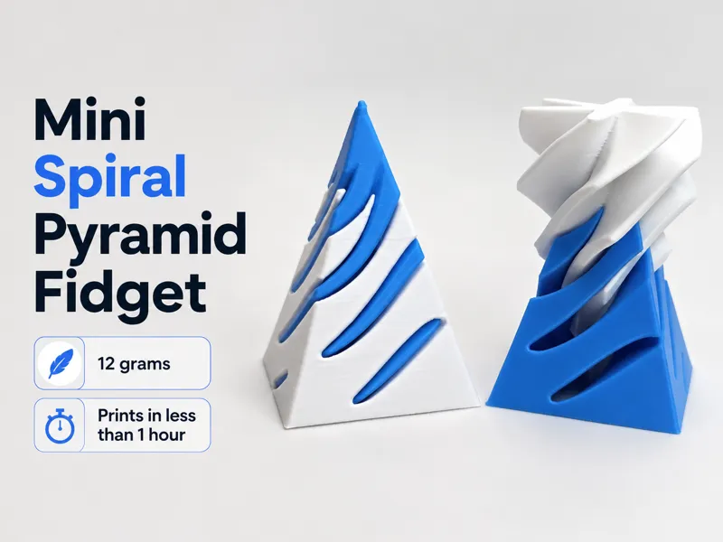 Mini Spiral Pyramid Fidget