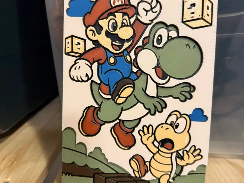 Super Mario HueForge