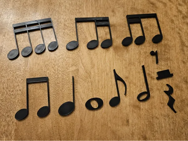 Notes de musique pédagogiques