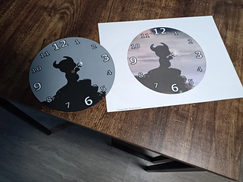 beastie clock - Free 3D Print Model - MakerWorld