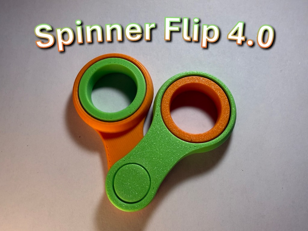 Spinner Flip 4.0 - Hidden-Pin Modular Flip Fidget - 1