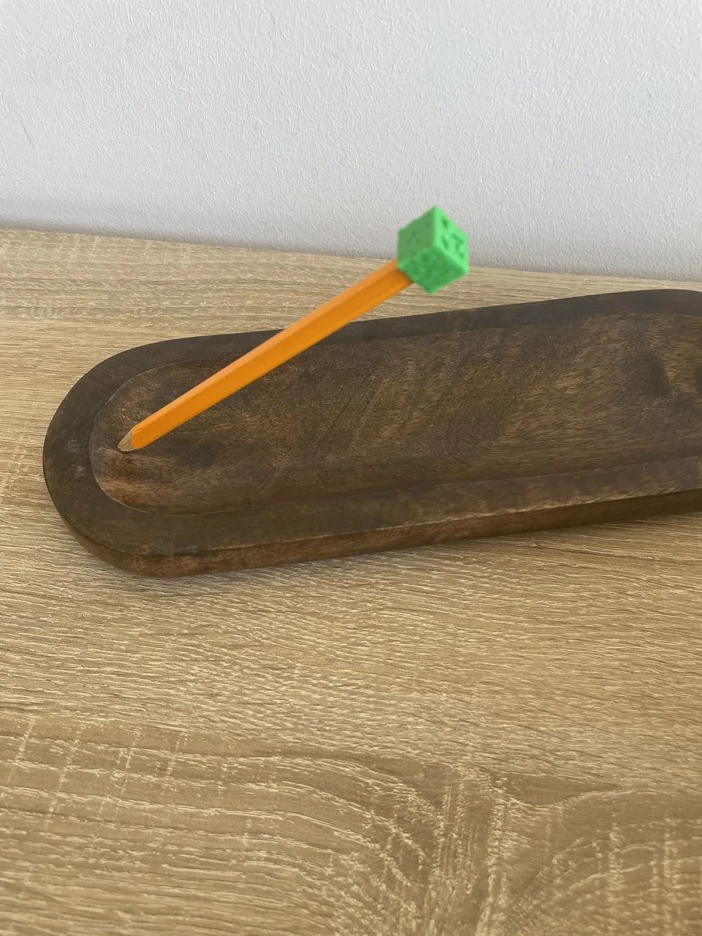 Minecraft Creeper Head Pencil Topper - Free 3D Print Model - MakerWorld