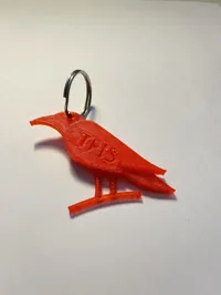 Porte-clés corbeau personnalisable — photo 2