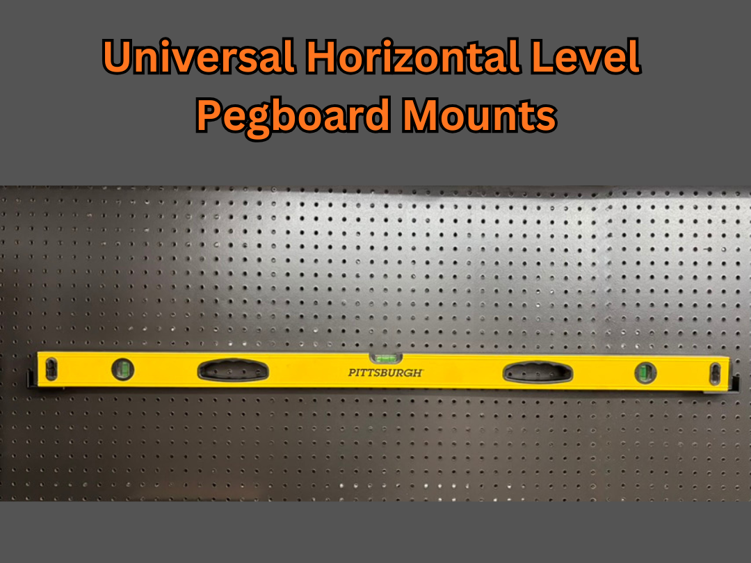 Universal Horizontal Level Pegboard Mounts
