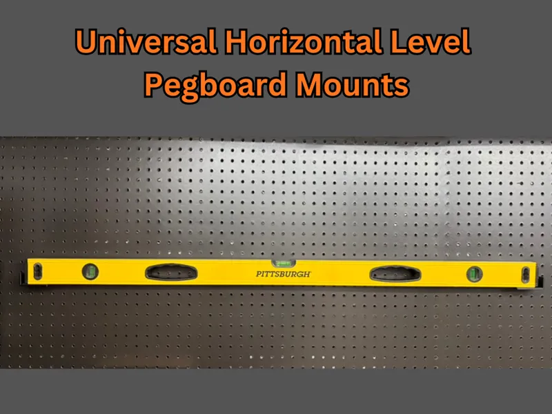 Universal Horizontal Level Pegboard Mounts