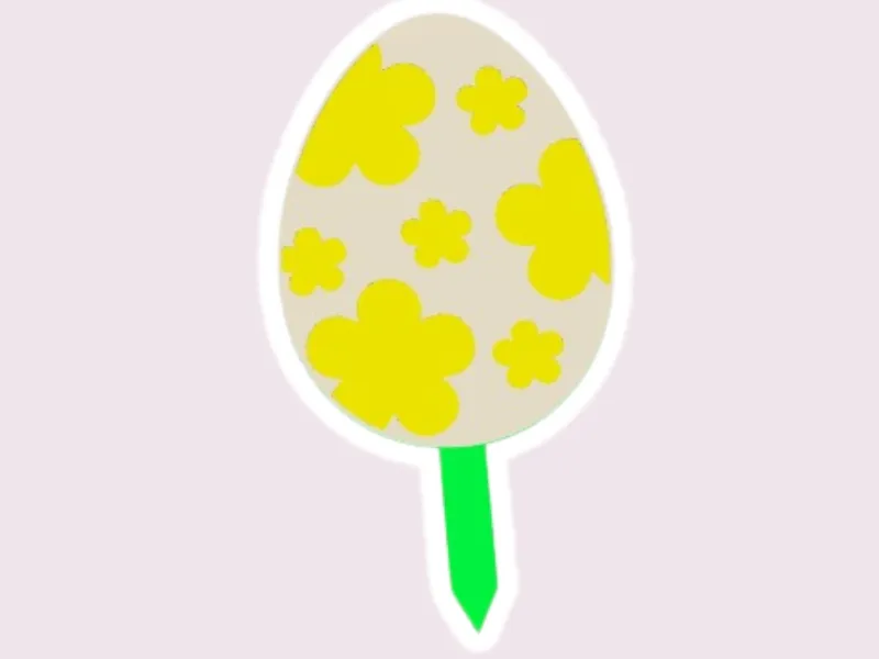 Easter Stick Egg