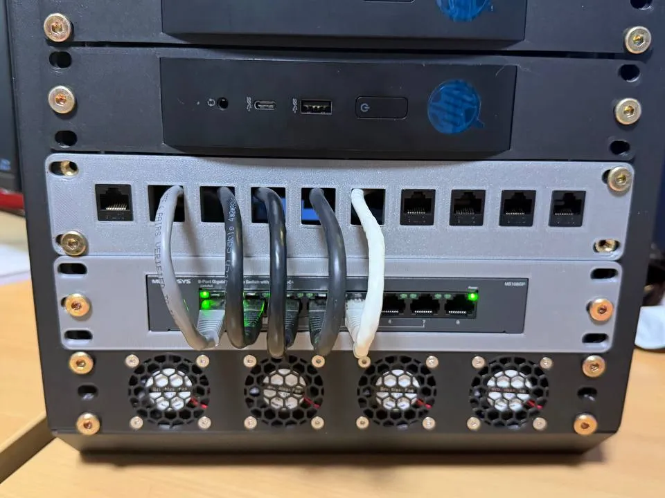 Mercusys MS108GP 10 inch rack mount PoE switch - Free 3D Print Model ...