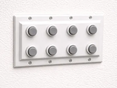 Quad Light Switch Button