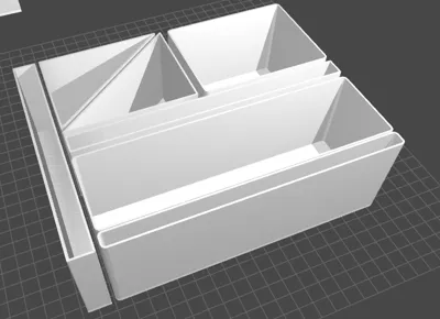 drawer organizer. customize height/size in slicer