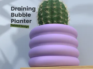 Draining Bubble Planter