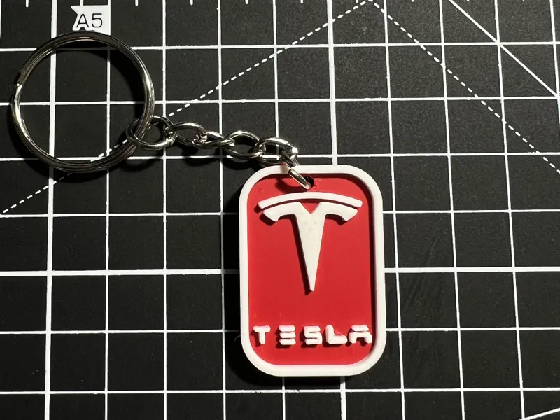 Keychain Tesla - Multicolor Swap