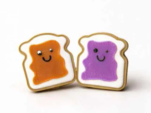 PB & J Pals: Mini Peanut Butter & Jelly Slices