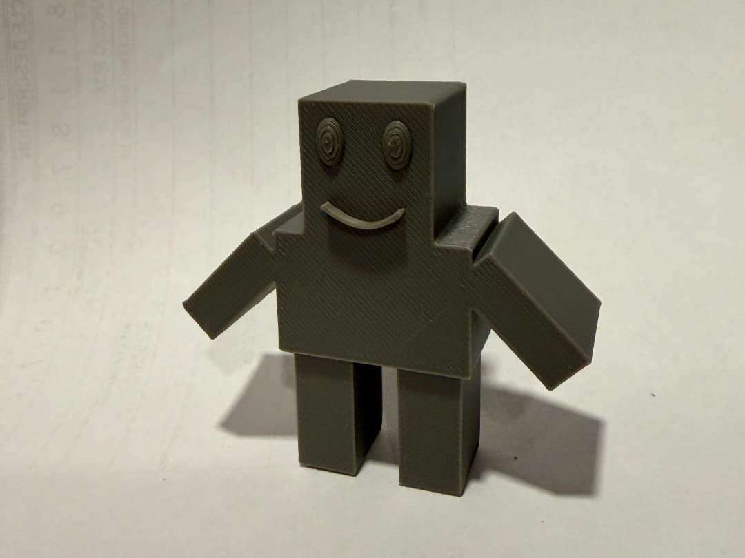 Friendly Block Buddy – Easy Print Toy for Kids