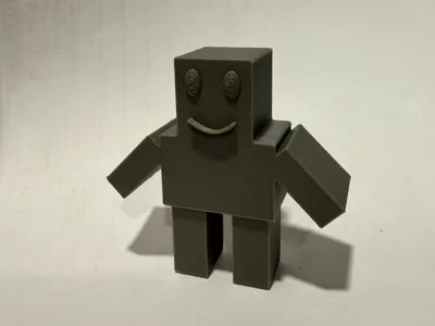 Friendly Block Buddy – Easy Print Toy for Kids