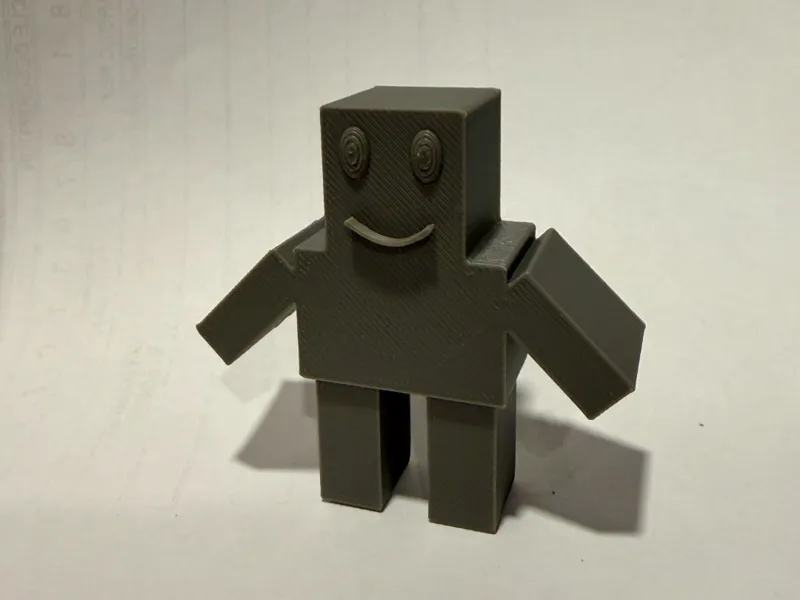 Friendly Block Buddy – Easy Print Toy for Kids