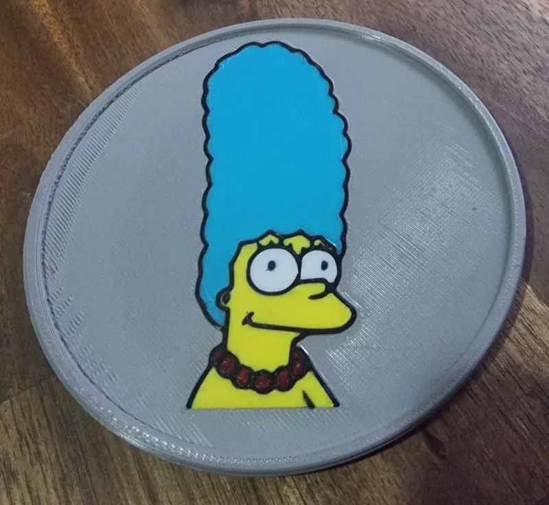 Marge Simpson Drinks Coaster