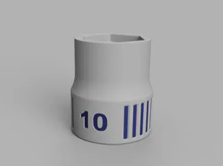 10mm Socket Can Koozie