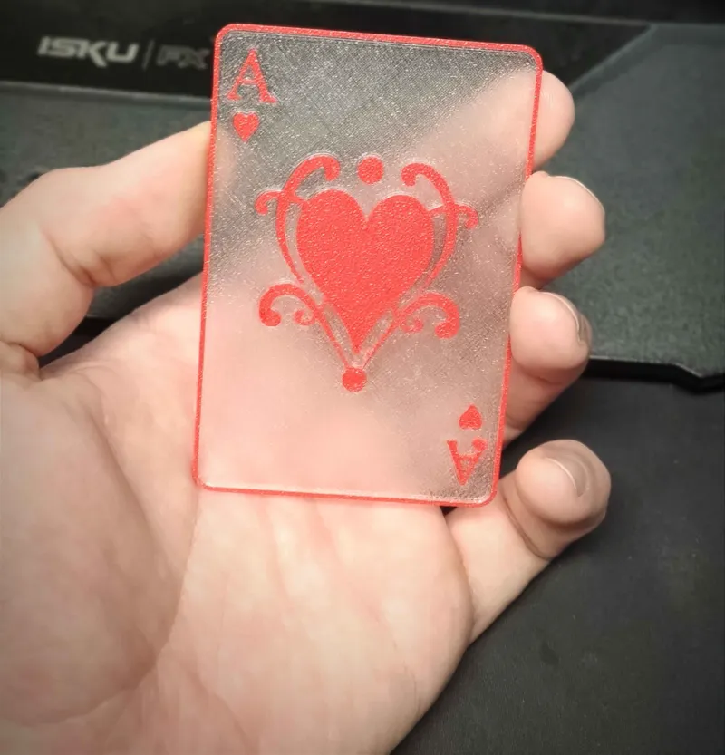 Ace of Hearts - Throwable Card