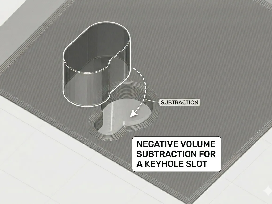 Keyhole Slot for wall - Free 3D Print Model - MakerWorld