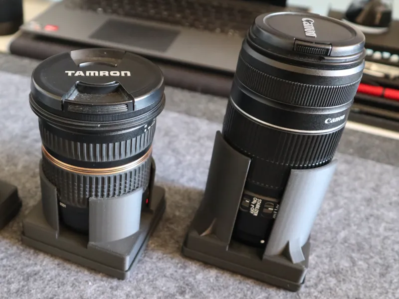 Gridfinity Camera Lens Storage