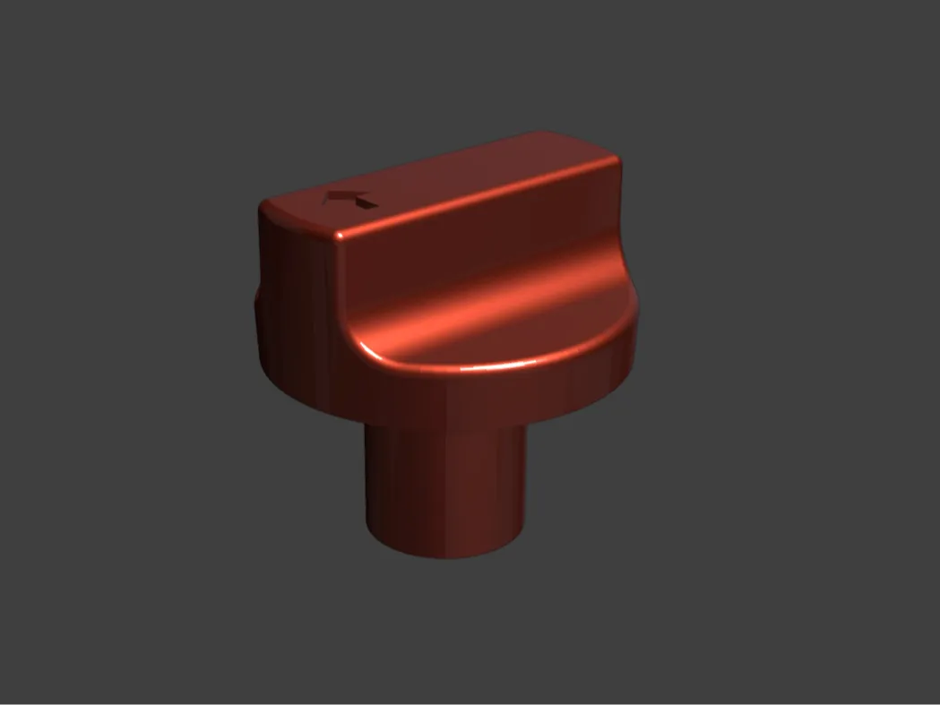 Bouton de minuterie/ventilateur pour four