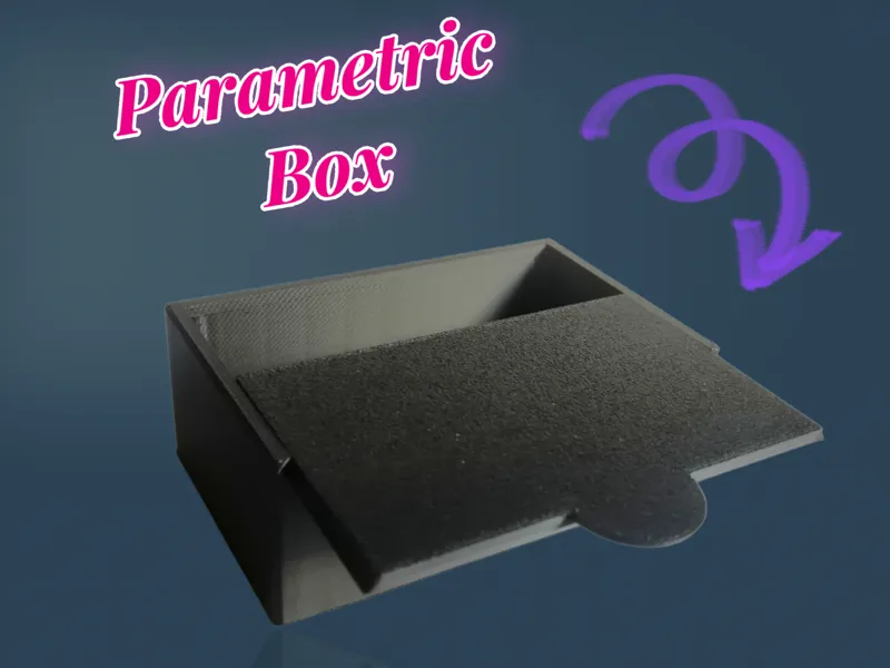 Scatola con Coperchio Scorrevole (Parametrica)