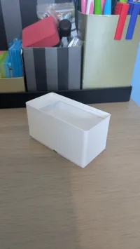 1x2x6 gridfinity container with label