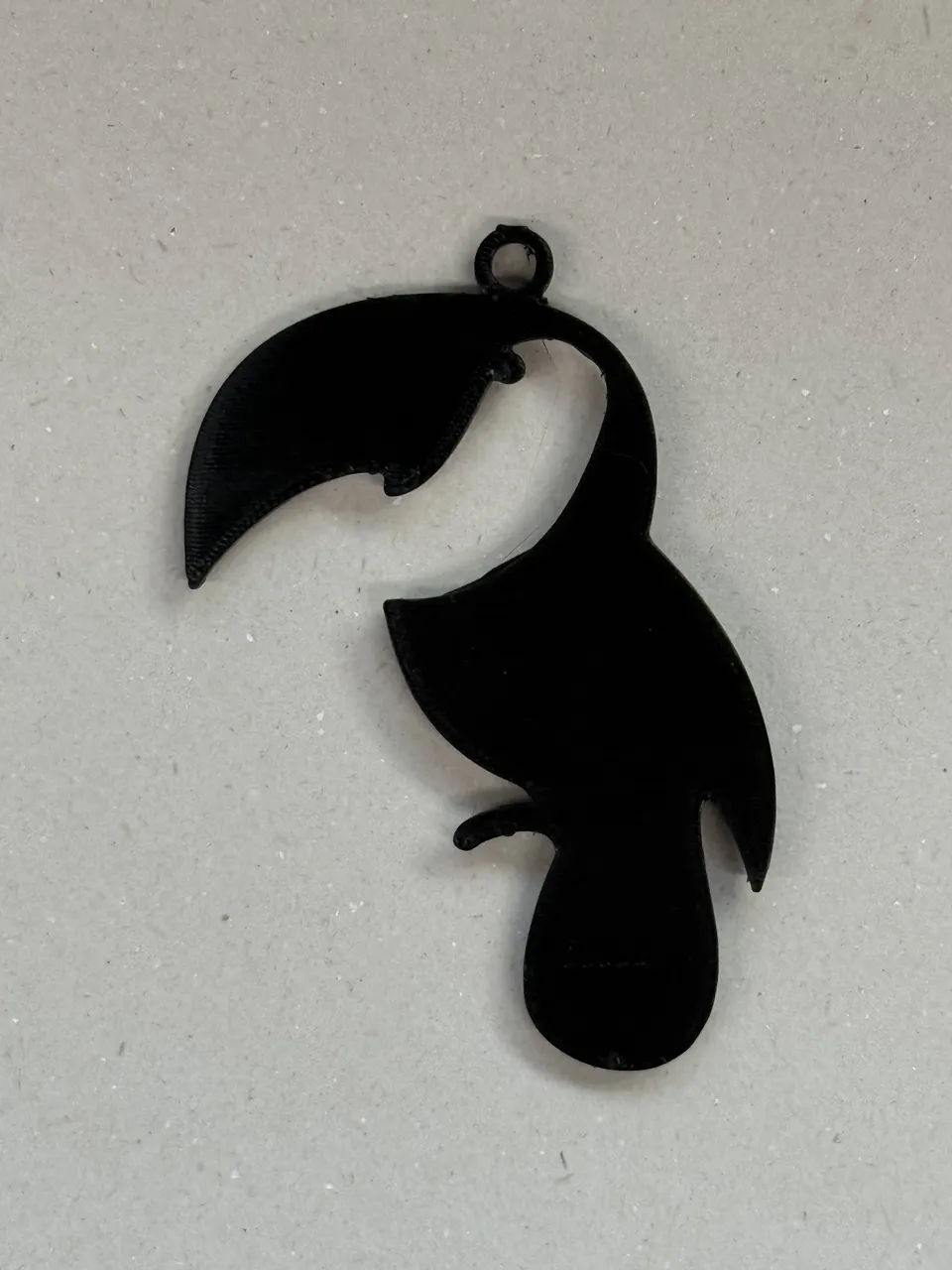 Cute Tropical Toucan Silhouette Earrings view 3