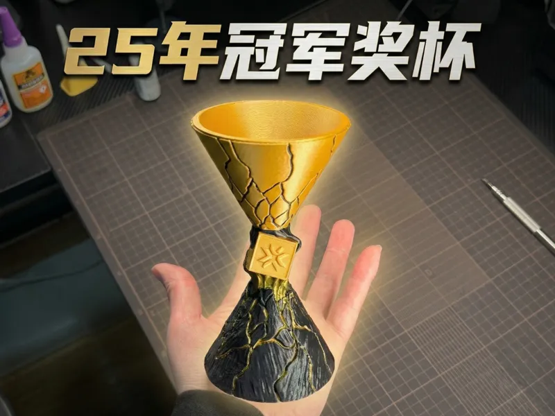 Valorant无畏契约25年冠军奖杯盘盘