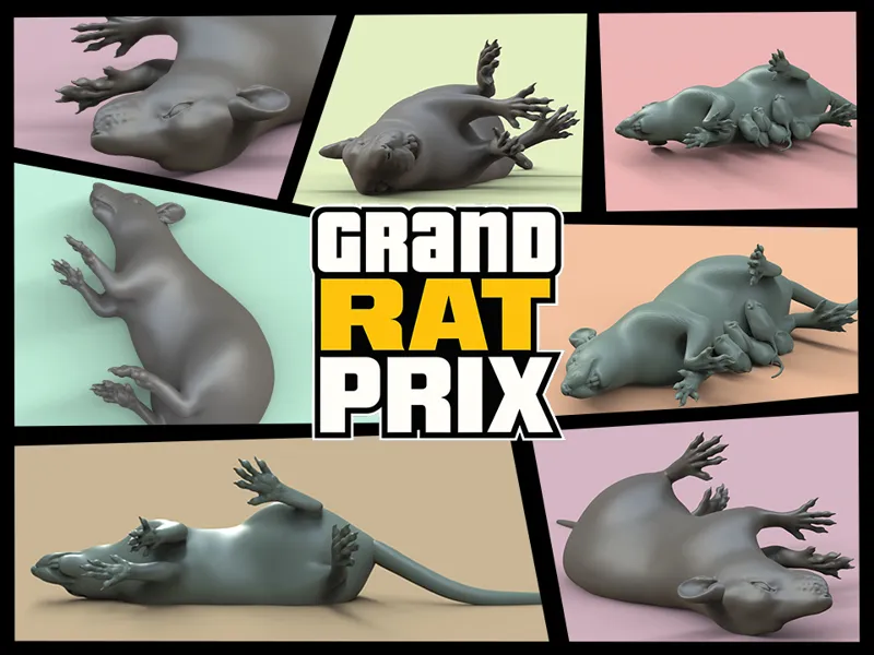 Gifts From Your Cat - Juicy Rats