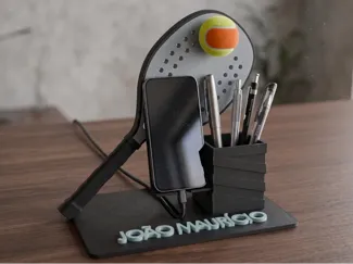 Pro Beach Tennis Pen Holder & Phone Stand Prop