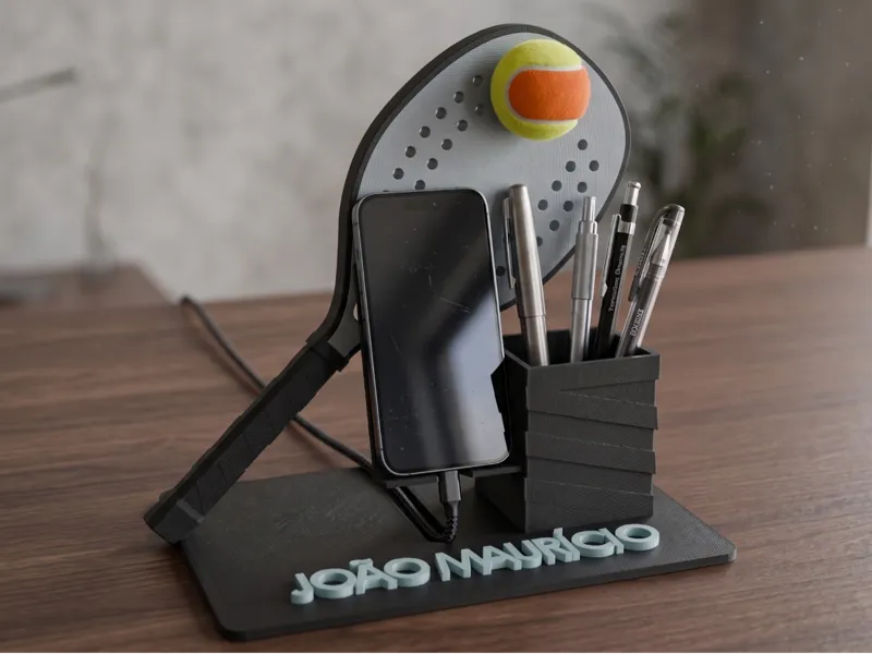 Pro Beach Tennis Pen Holder & Phone Stand Prop