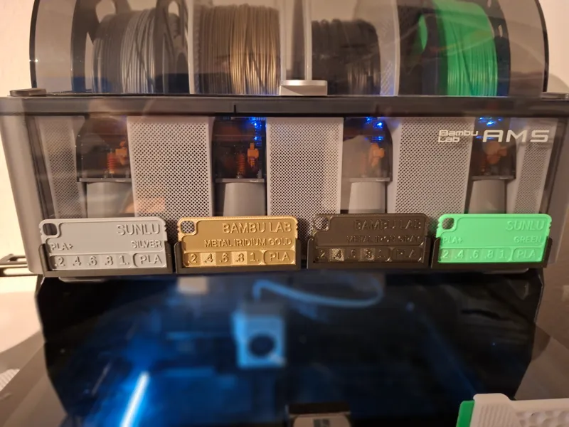 Filament Swatch Display for AMS