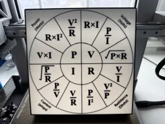 OHMS LAW Wheel - Lightbox