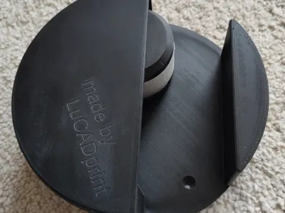 Rod holder enlarged 56mm with silicone roller