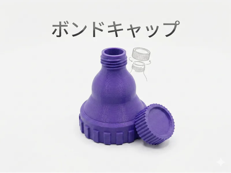 木工用ボンドボトル互換品キャップ