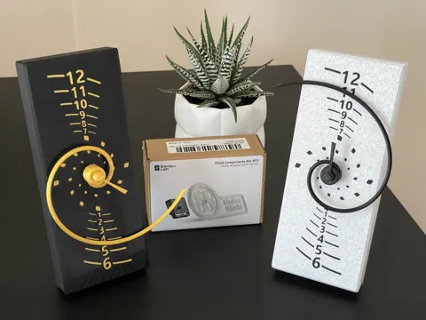 Golden Spiral Clock view 2