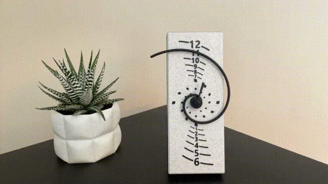 Golden Spiral Clock